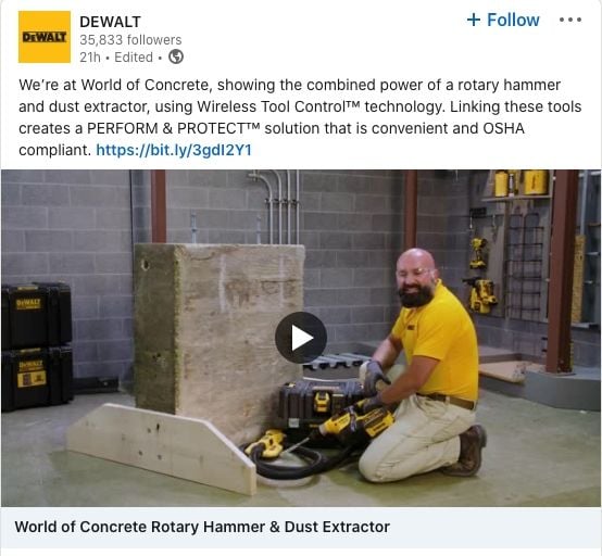 dewalt demo trade show booth