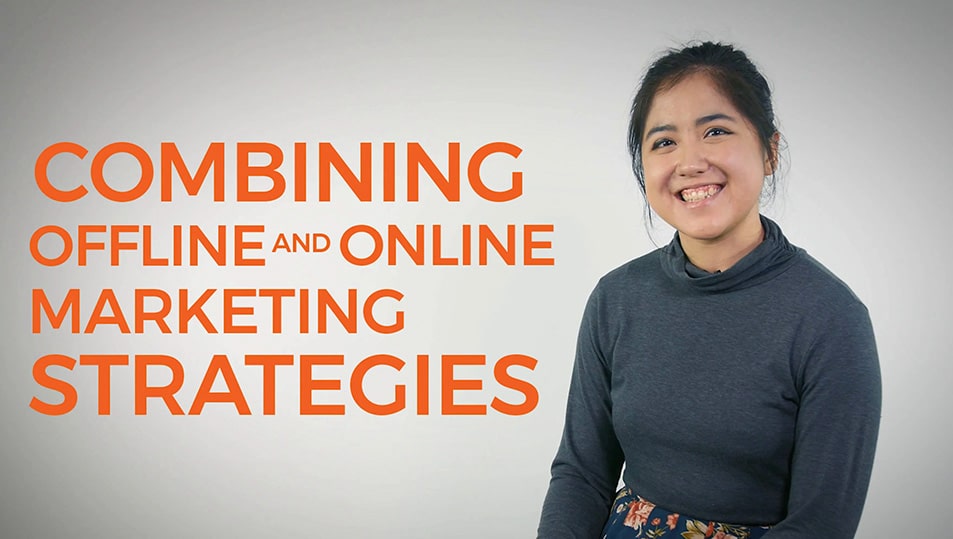Combining offline and online marketing strategies