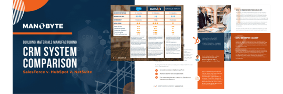 Salesforce versus HubSpot versus NatSuite for Manufacturing CRM